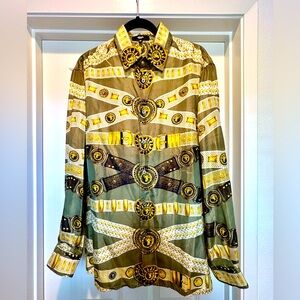Versus by Versace Button Down Silk Shirt